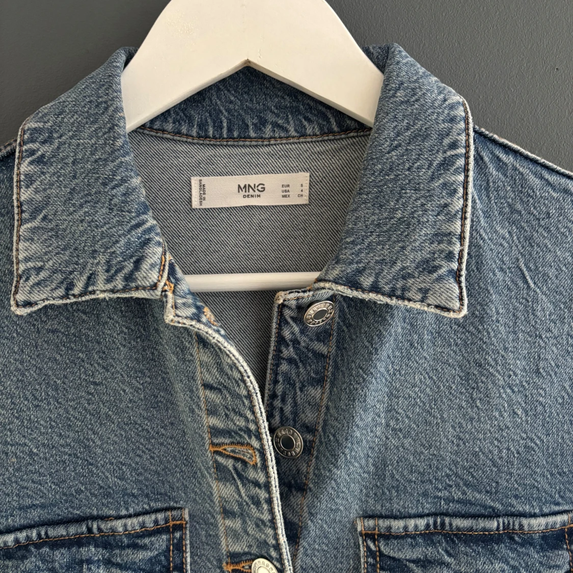 Kort jeansklänning från mango Denim - 1