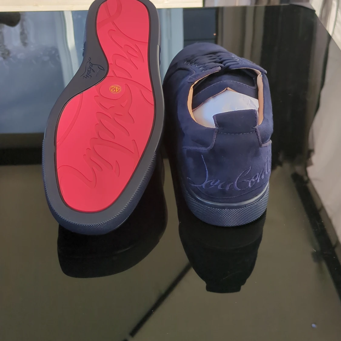 Mörkblå sneakers från Christian Louboutin - 3