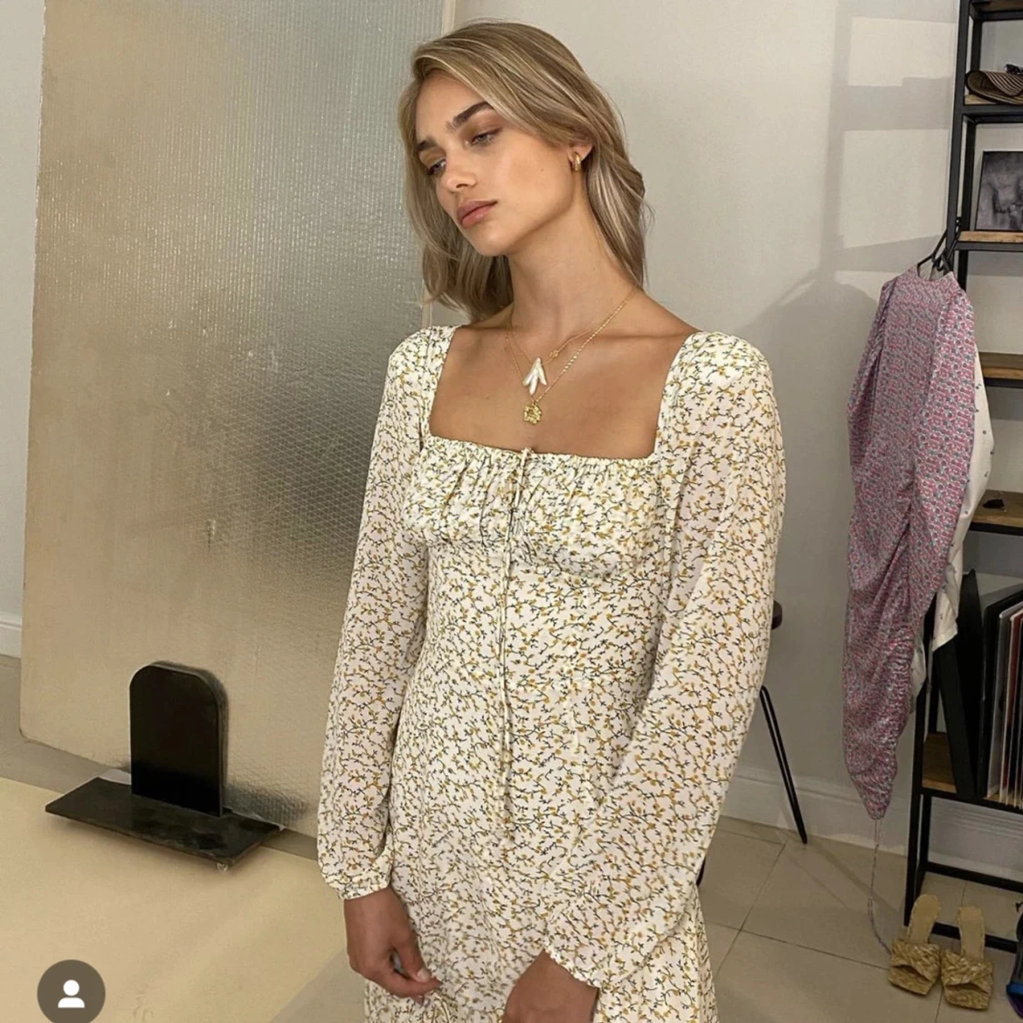 Blommig långklänning från Adoore