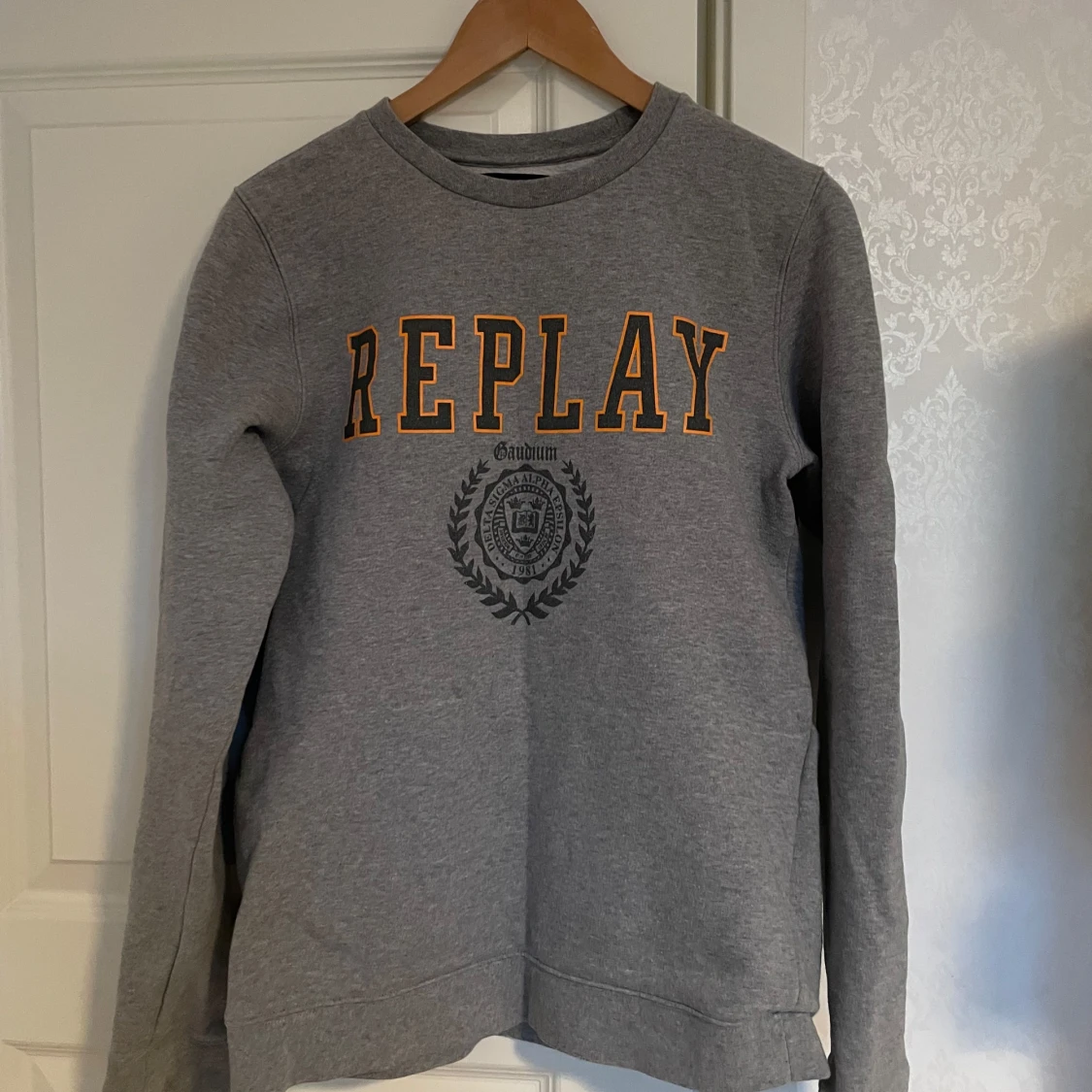 Grå sweatshirt från Replay