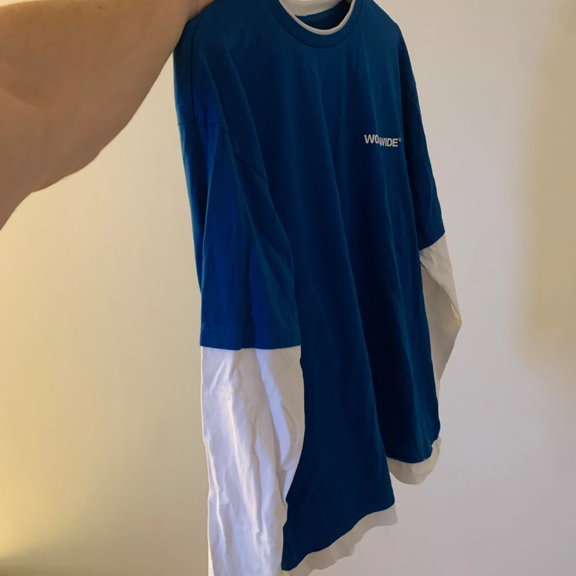 Blå långärmad tröja från Worldwide - 91