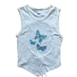 y2k vintage topp - fin topp storlek xs-s 