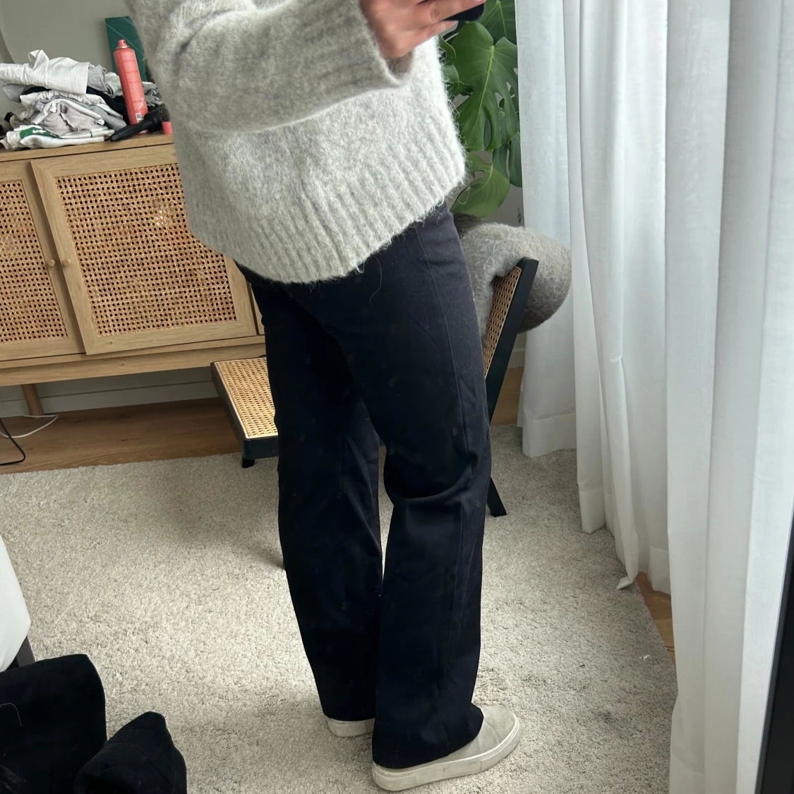 Svarta kostymbyxor - 90