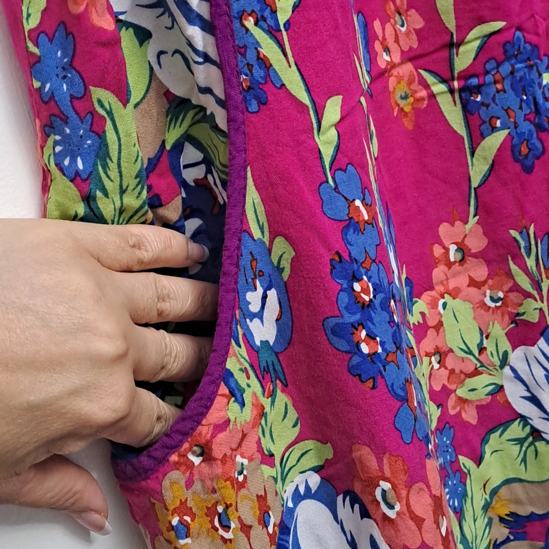 Blommig klänning - 90