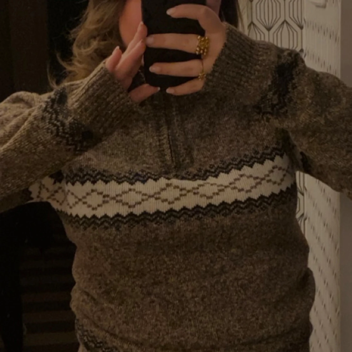 Stickad höst tröja🍁 - 91