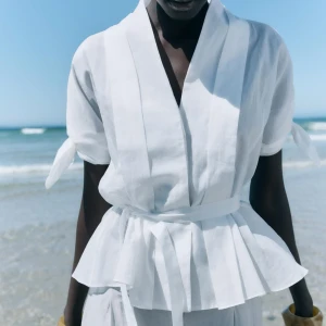 Linneskjorta zara  - Storlek L