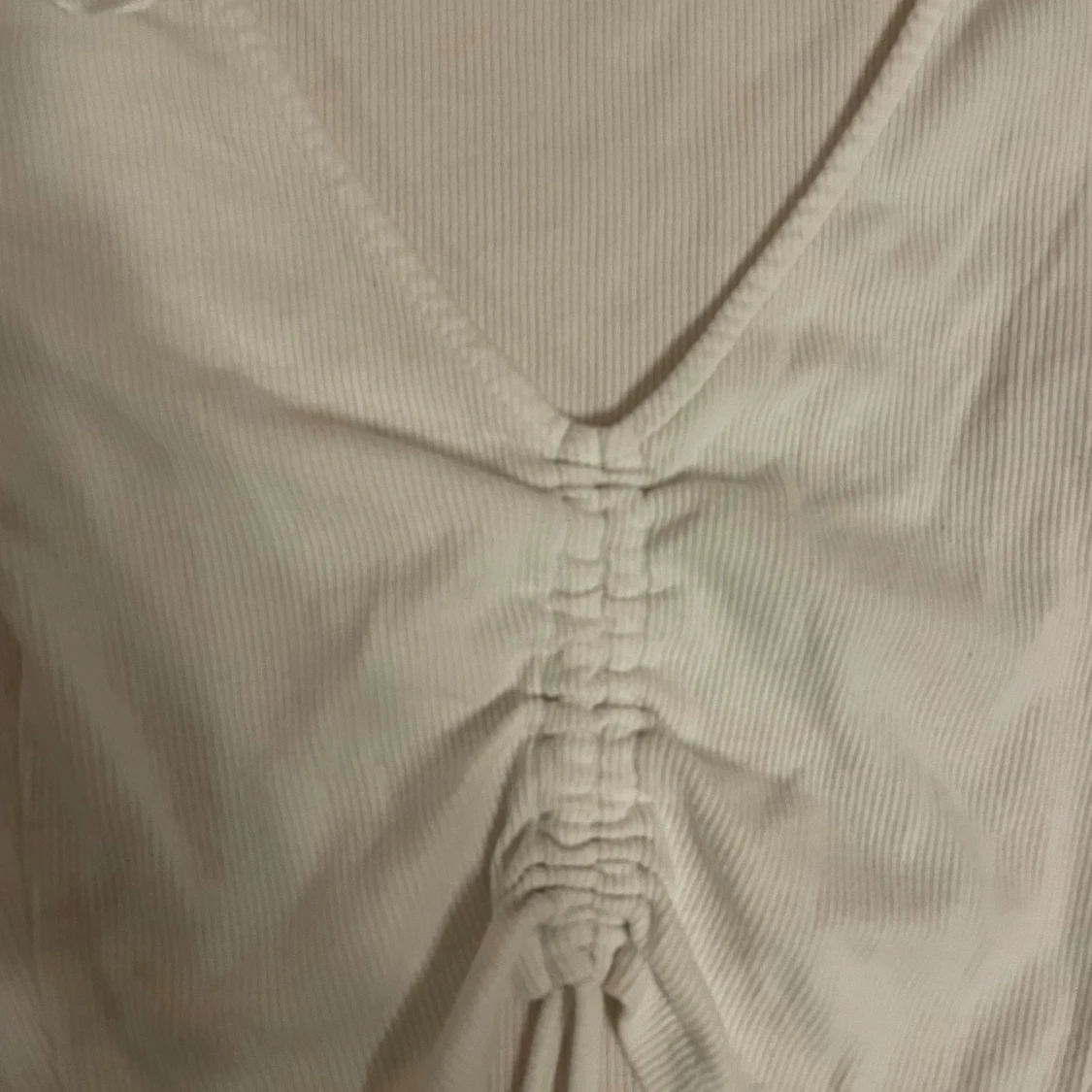 Vit ribbad topp från Zara - 90