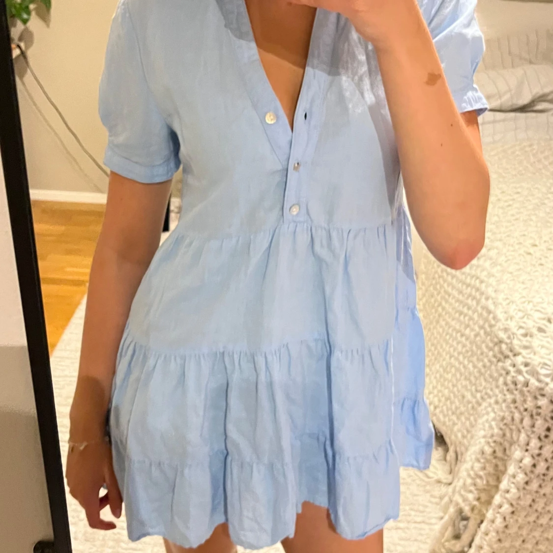 Blå klänning  - 90