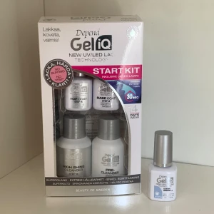 Nagel kit - Depend Gel-IQ start kit med tillhörande Uv-lampa. Vid köp skickar jag även med en färg ”Ocean Breeze” Totalt värde är ca 600 kr. Säljer då det aldrig kommer till användning. Uv-lampan är testad men resten är helt oanvänt💙🦋