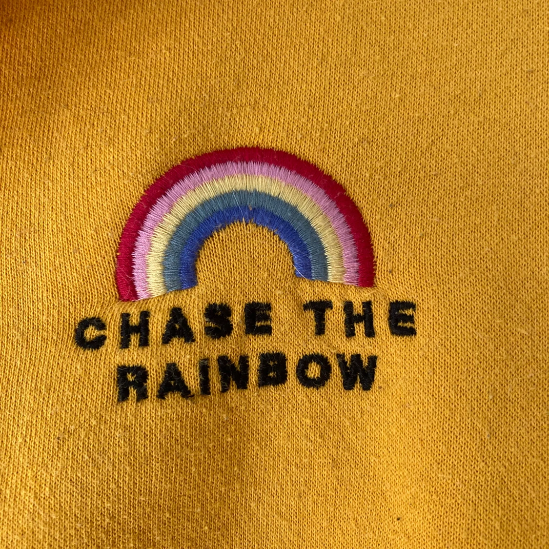 Croppad collegetröja  - 90