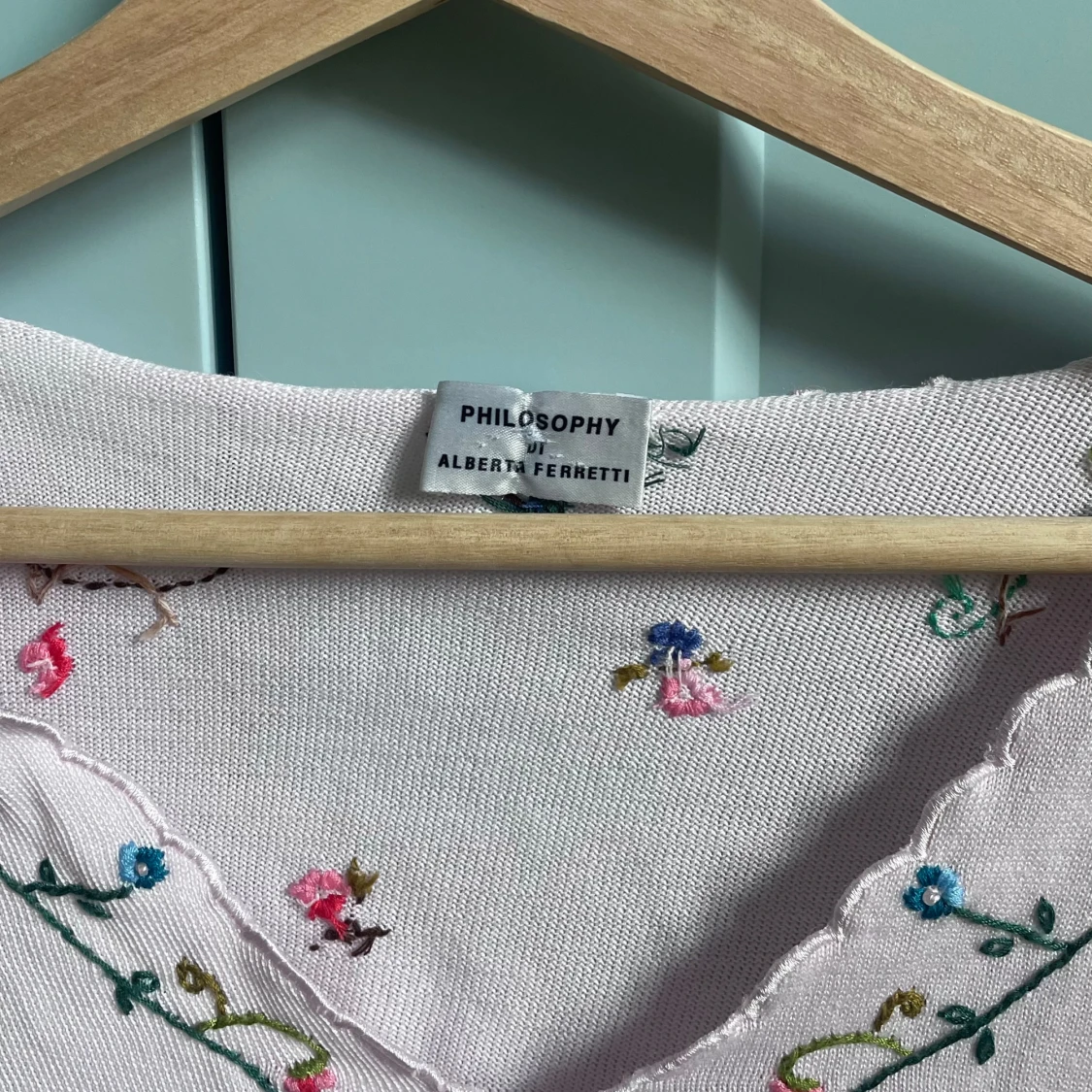 Vintage Philosophy by Alberta Ferretti Embroidered Cardigan - 90