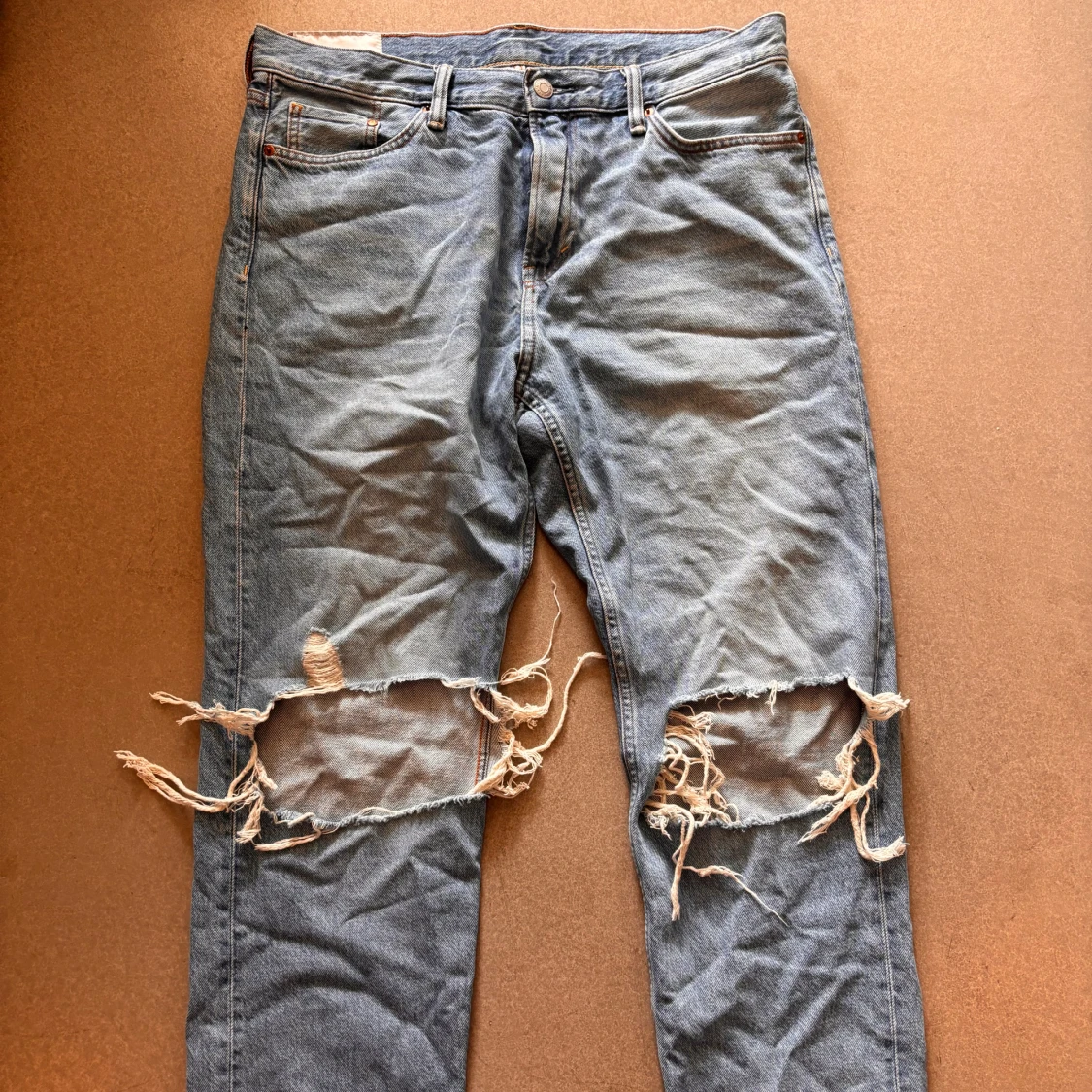 Relaxed Fit 36/32 Blue Jeans