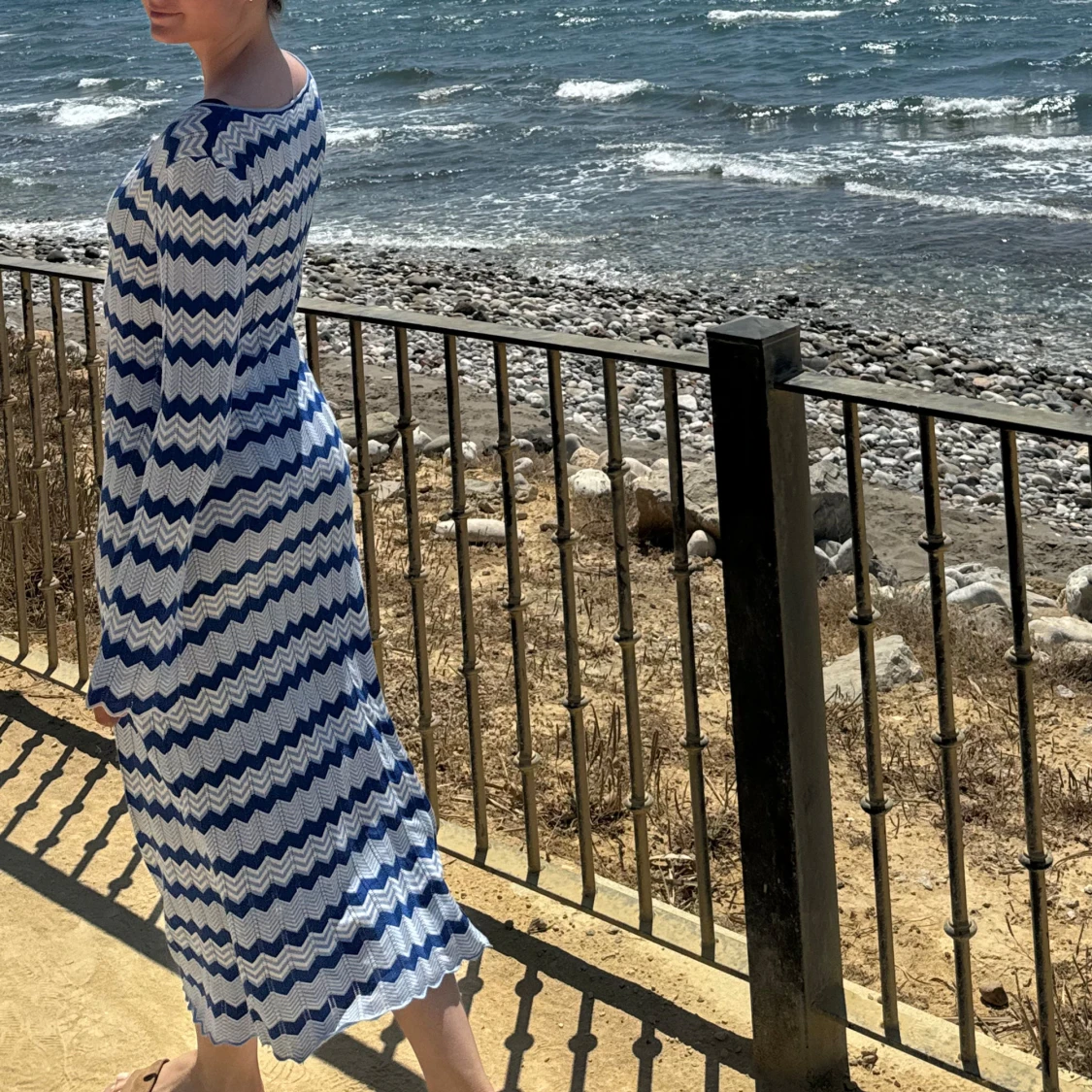 Stickad sommarklänning  - 91