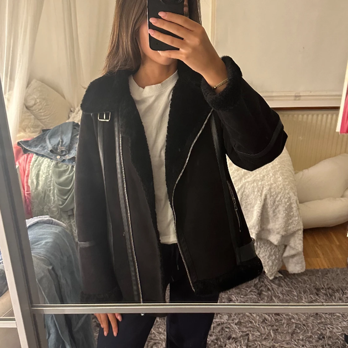 PULL&BEAR Svart Jacka