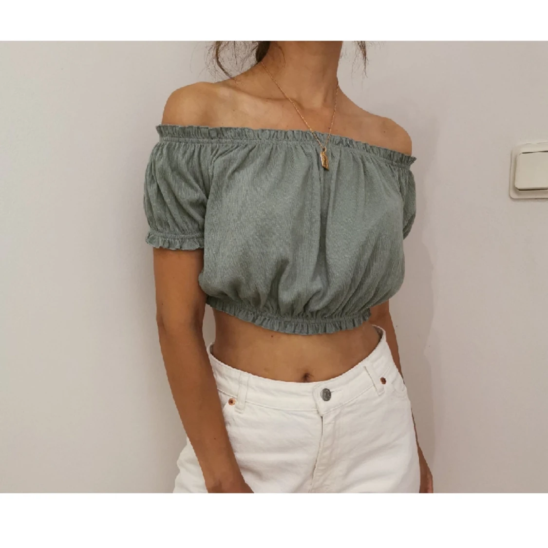 Grön topp i stl S nyskick - 90