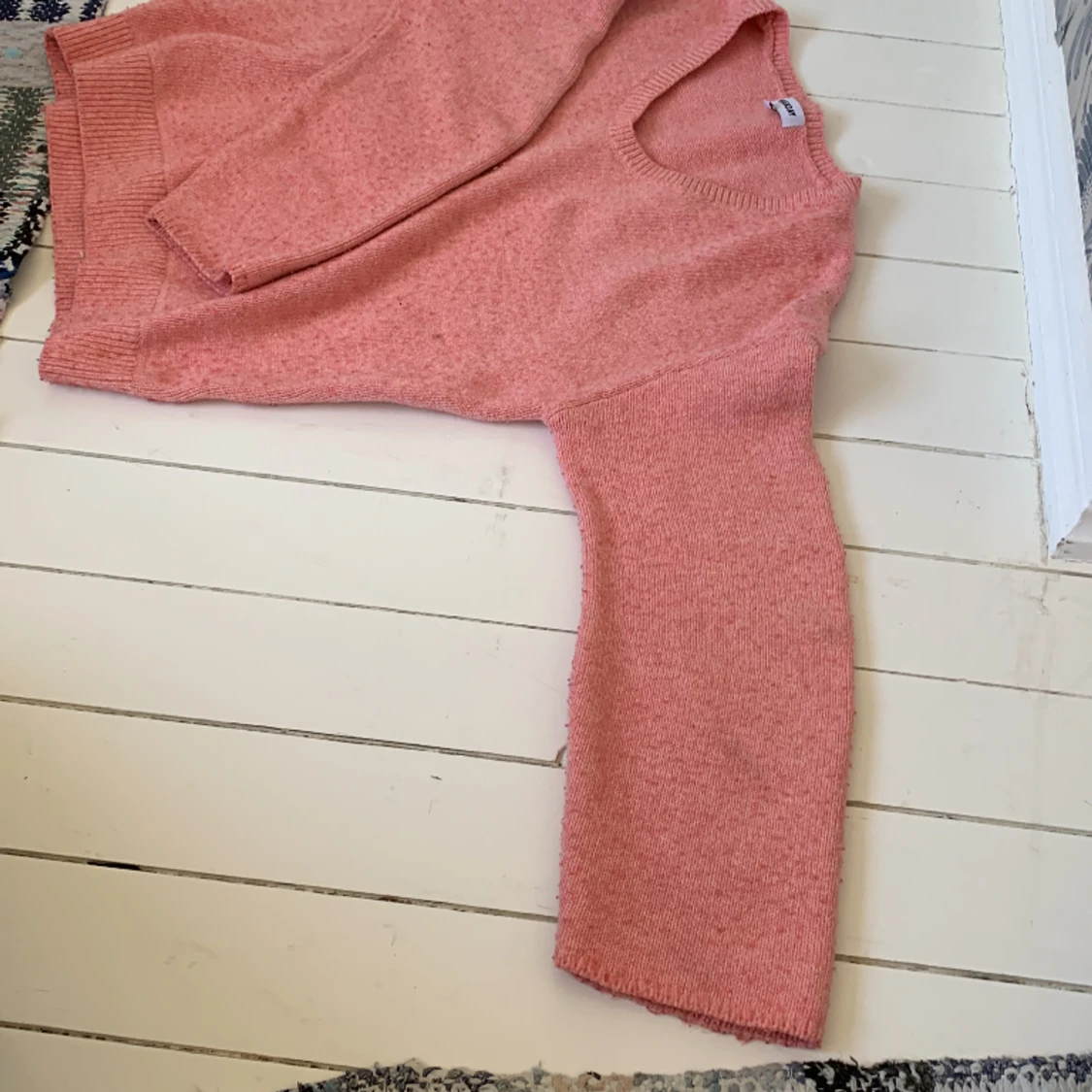 Tjock rosa tröja - 90