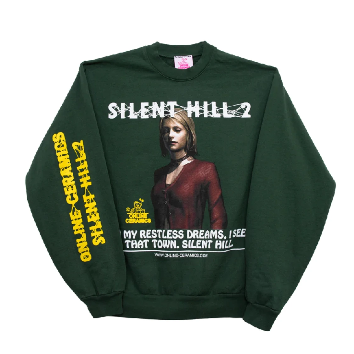 Online Ceramics ”Silent Hill 2 - Green Fleece Crewneck” Intressekoll