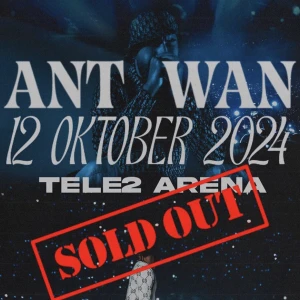 Antwan konsert  - Hej säljer 4st bakreståplatser   Skriv privat för mer frågor!