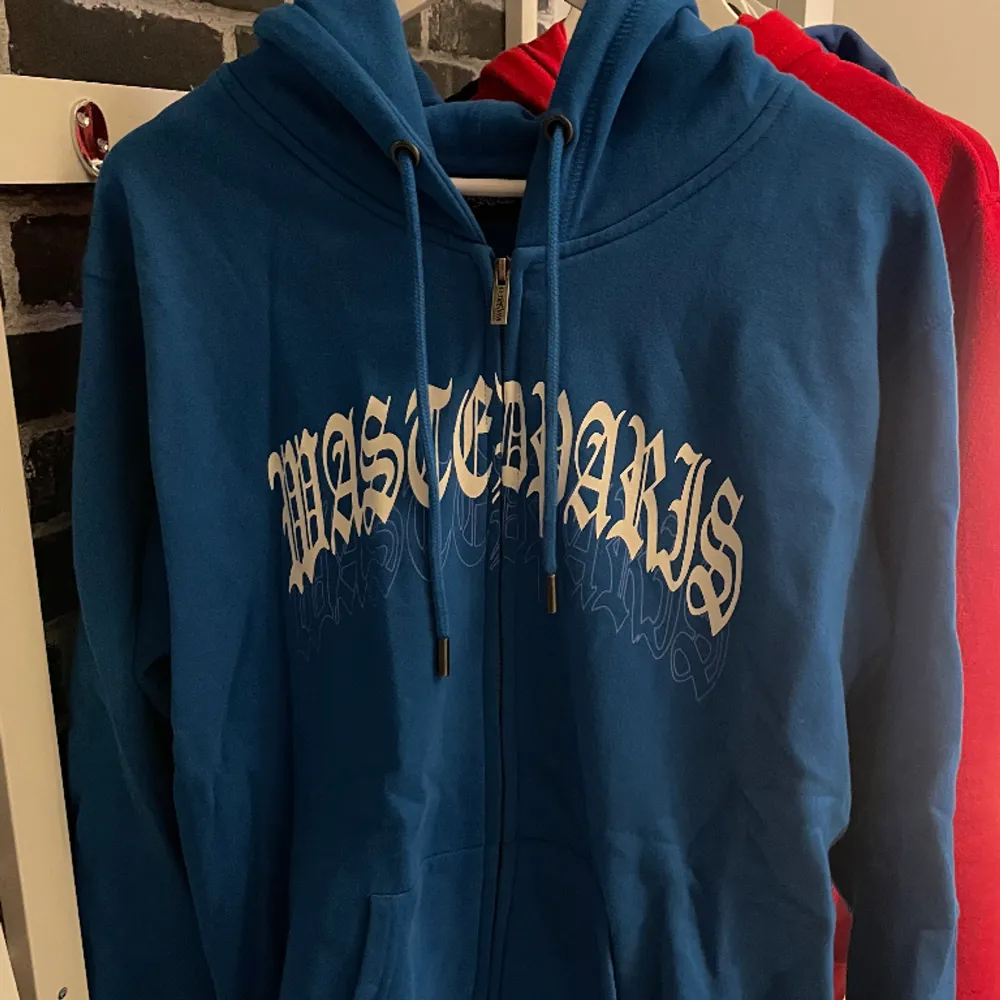 Säljer en snygg Wasted Paris zip up eftersom den är för stor Har haft på den 1-3 gånger så den är i mycket bra skick 🤩. Hoodies.