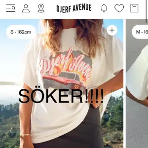 Söker denna Djerf Avenue T-shirt i storlek L. Kontakta mig om du säljer🥹❤️❤️