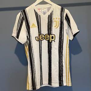 Jag väljer nu att sälja min Juventus tröja Som jag köpte på stadium för 400kr  Home shirt 2020 - 2021. Använd några gånger så bra skick.
