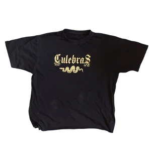 Goth Print T-Shirt - As fet print tisha, passar M - L! Har croppat den med sax, så går att styla med snyggt bälte ‼️ Skicka gärna offers, jag kan gå billigare! Skicka DM för frågor :)