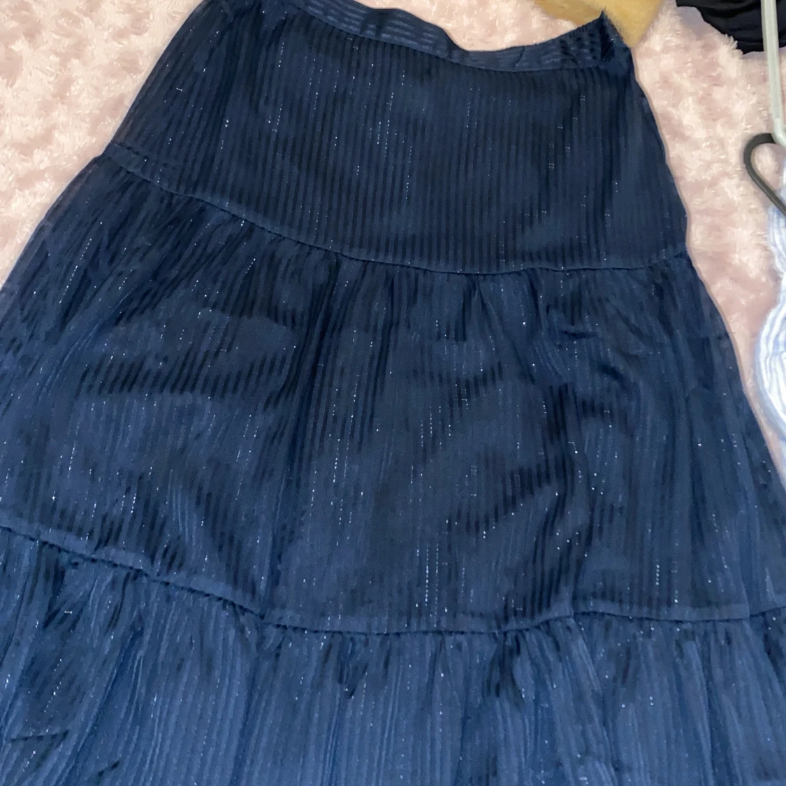 Mörkblå maxi kjol - 91