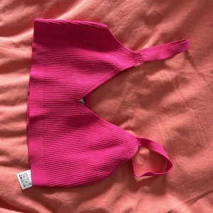 Pink ZARA bralette Top  - Super cute hot pink top, very comfy and flattering 