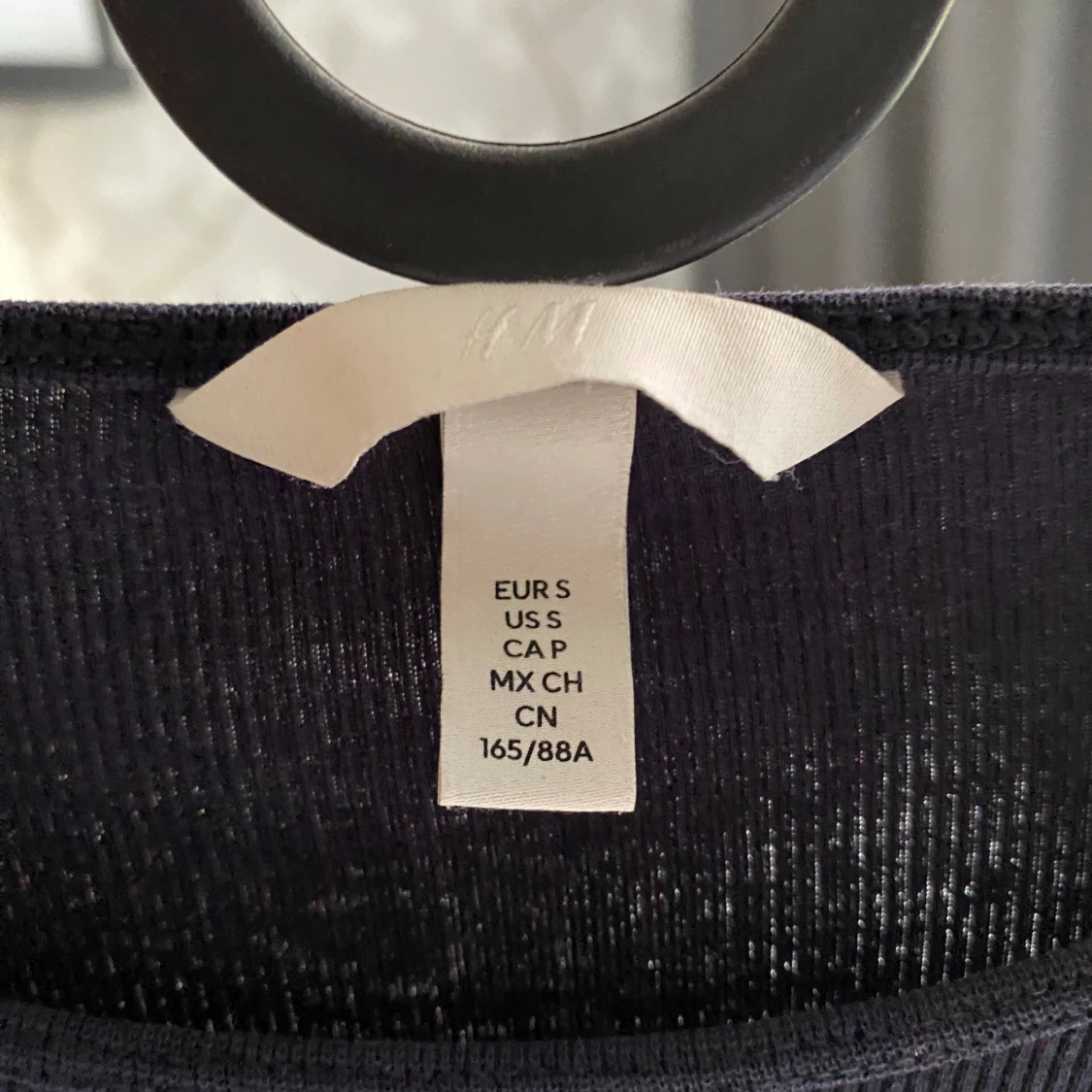 Basic långärmad t-shirt - 90