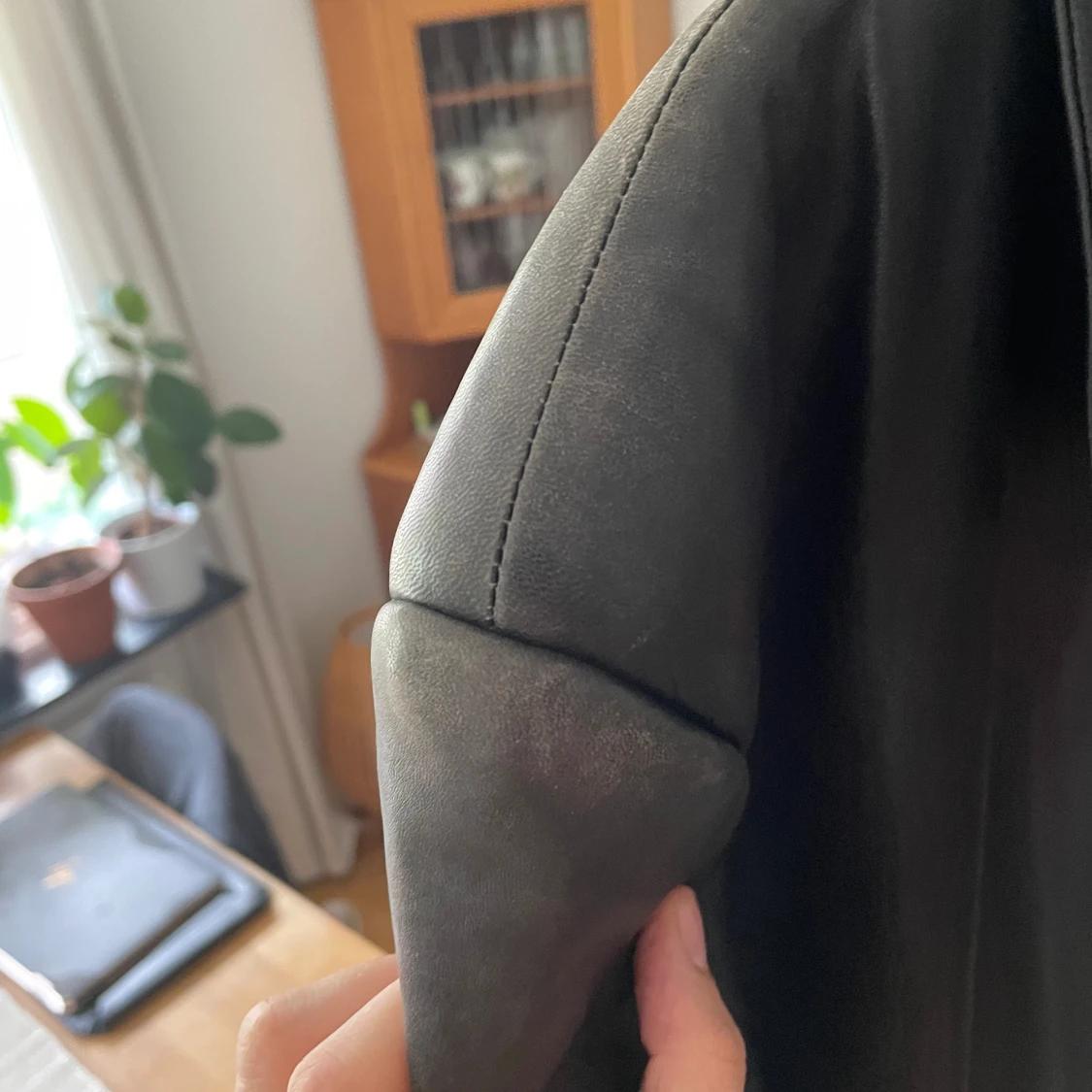 Vintage läderjacka  - 90