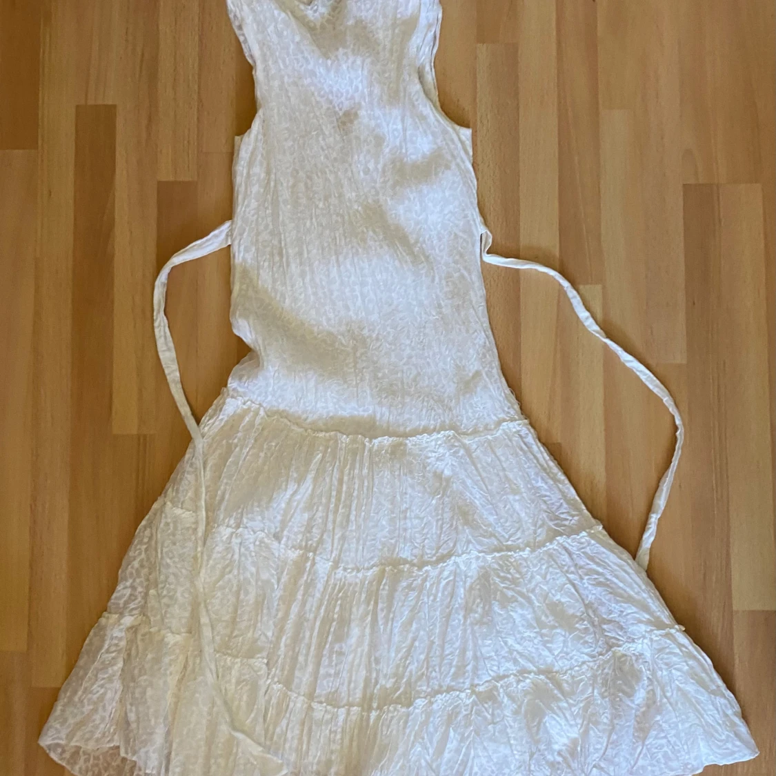 Vit långklänning  - 90