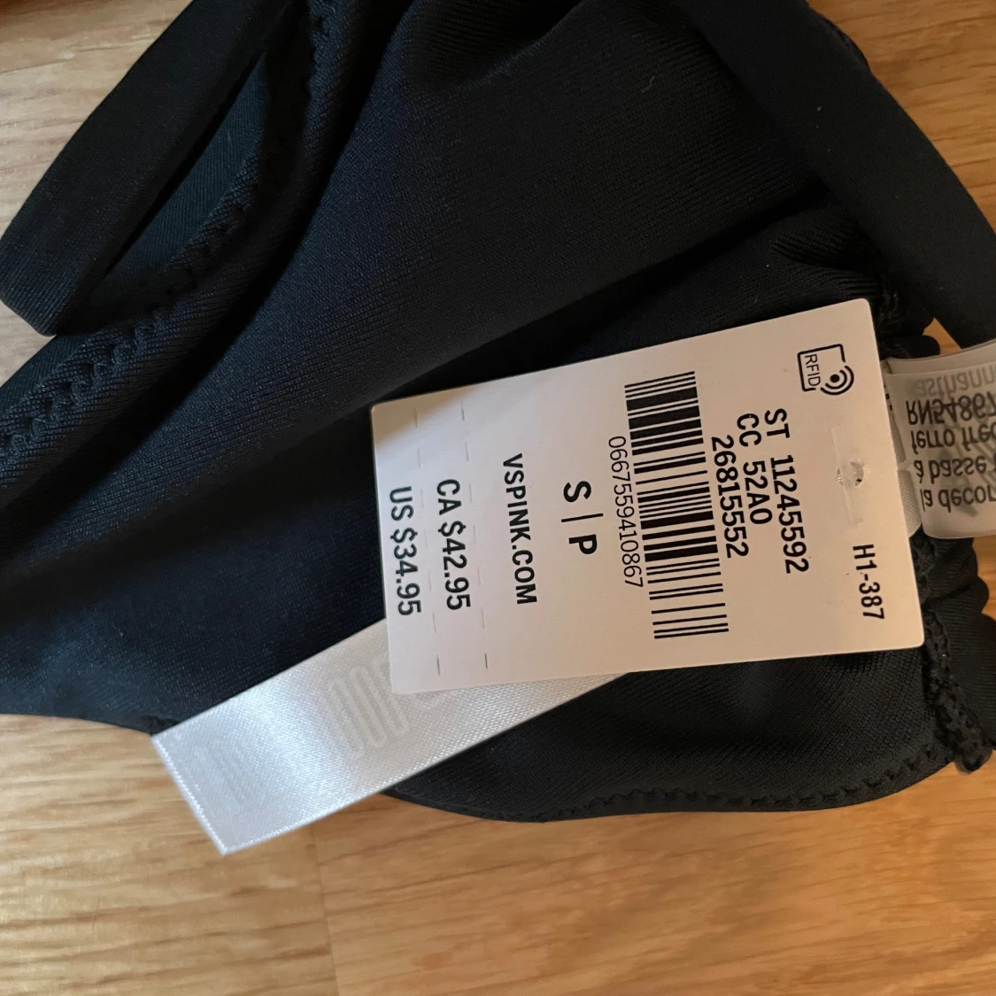 Svart bikiniöverdel från PINK - 91