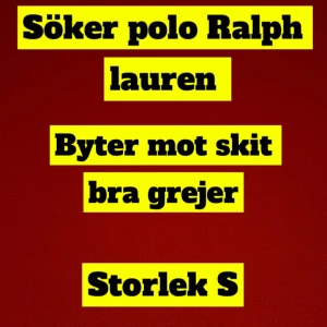 Polo Ralph Lauren  - Byter mot otroligt bra grejer