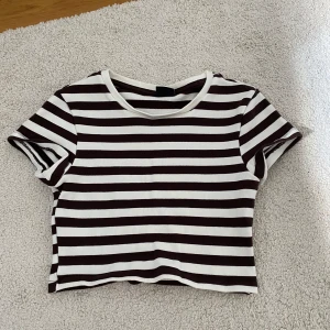 Randig T-shirt  - Använd 1-2 gånger. Är brun i verkligheten 