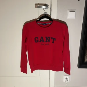 Röd gant långarmad tröja - Säljer för att den sitter lite tajt på mig. 10/10 skick använd 1-2 gånger 