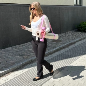 Yogapants famme - Svarta, använda men fina 