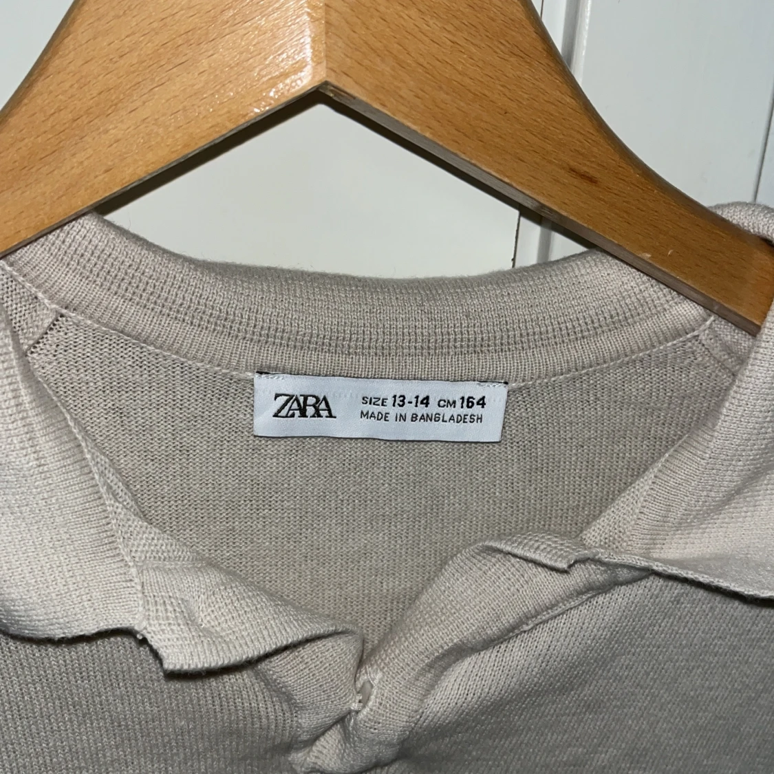 Zara långärmad piké  - 90