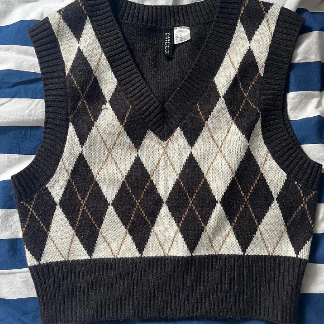 Brown-white cardigan🌻 - 1