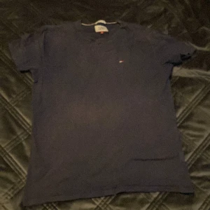 Tommy hilfiger T-shirt  - En blå tommy Hilfiger T-shirt i storlek small