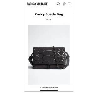 Zadig & Voltaire  - Säljer min limiterade Zadig väska. Köpt i Stockholms butiken. Betalade 5500kr för den. Inte kommit till användning då jag föredrar att inte bära väska. Tillkommer ett tjockt grått band. Grå mocka. Pris går att diskutera.