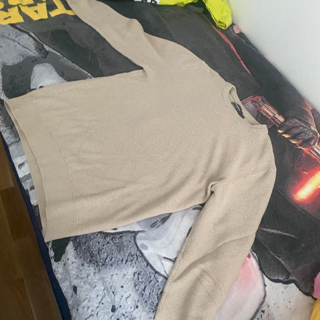 Beige stickad tröja från dressman helt ny - 90