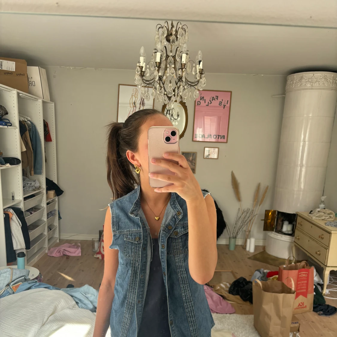 Jeansväst 💙 - 90