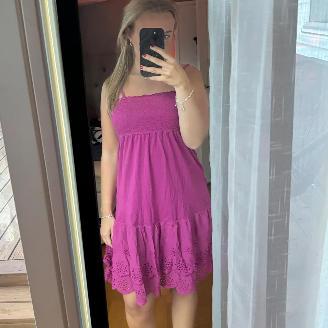 Lila sommarklänning - 91