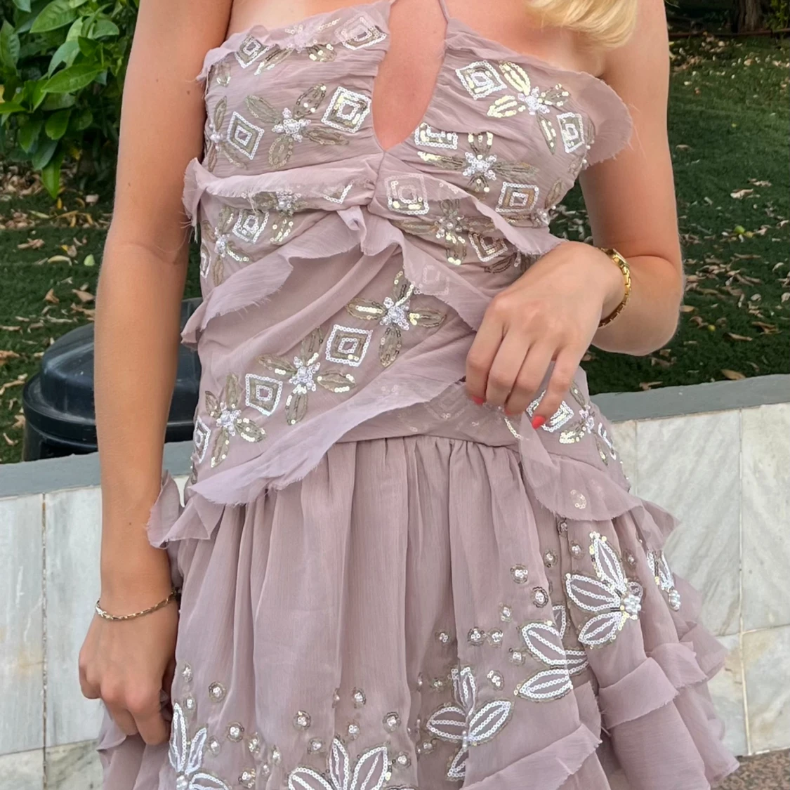 Klänning 🤍🌸 - 90