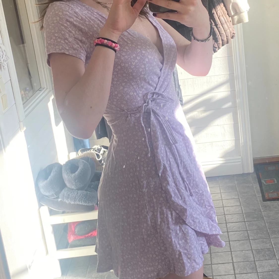 Lila klänning  - 90