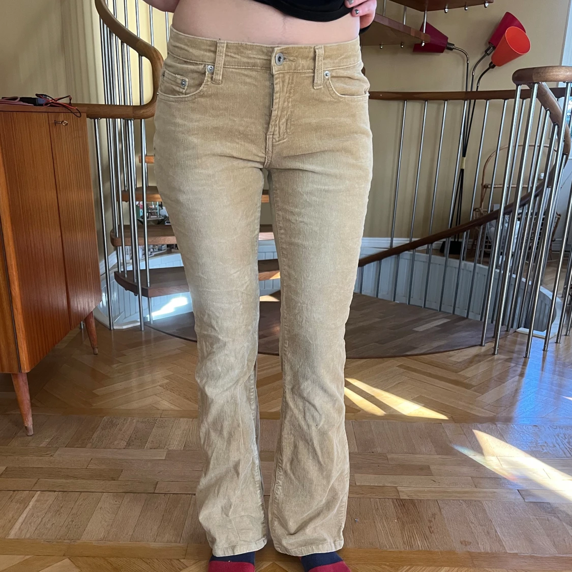 lågmidjade byxor - 90