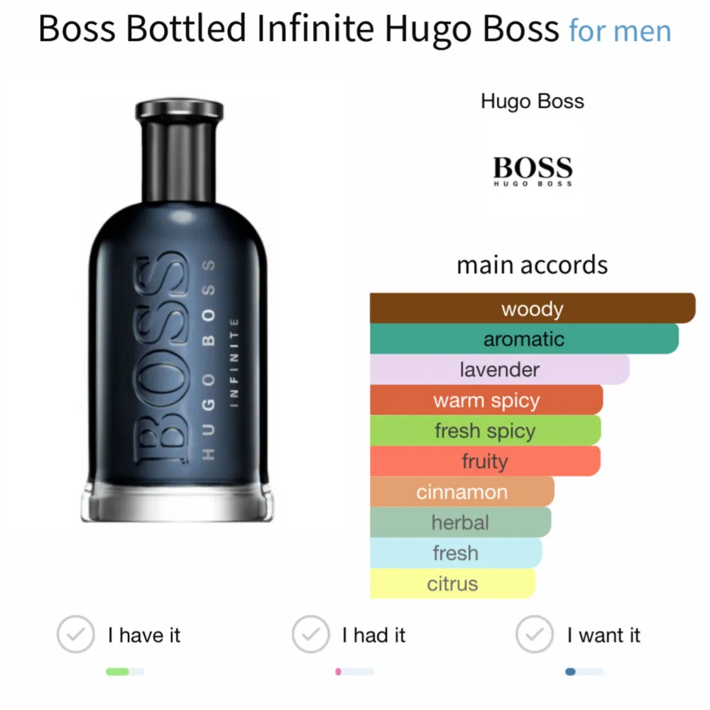 Tjenare! Här säljer jag en underbar parfym från Hugo Boss som är väldigt fräsch och maskulin. Parfymen har ungefär 30ml kvar utav 50ml. Orginalpris: 800kr. Övrigt.