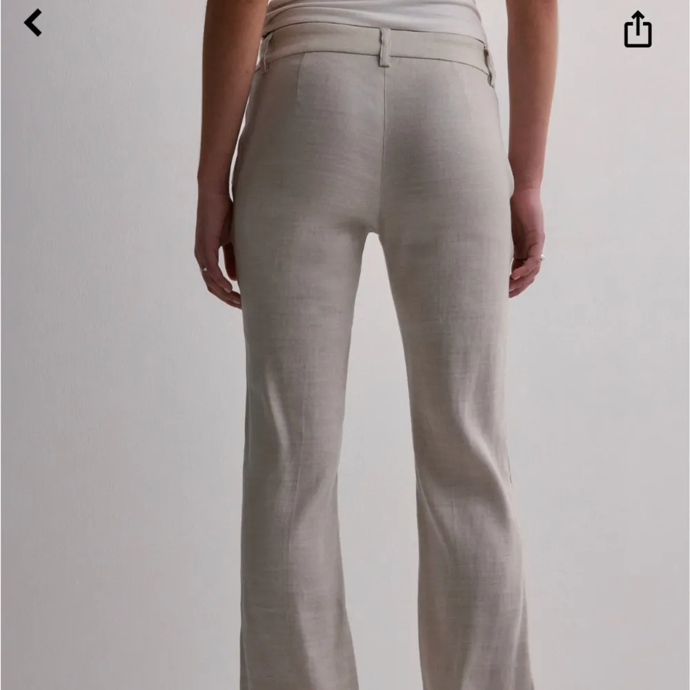 Säljer nu dessa som är använda 1 gång, storlek 38💘 eventuellt om någon vill byta mot en strl 36. Jeans & Byxor.