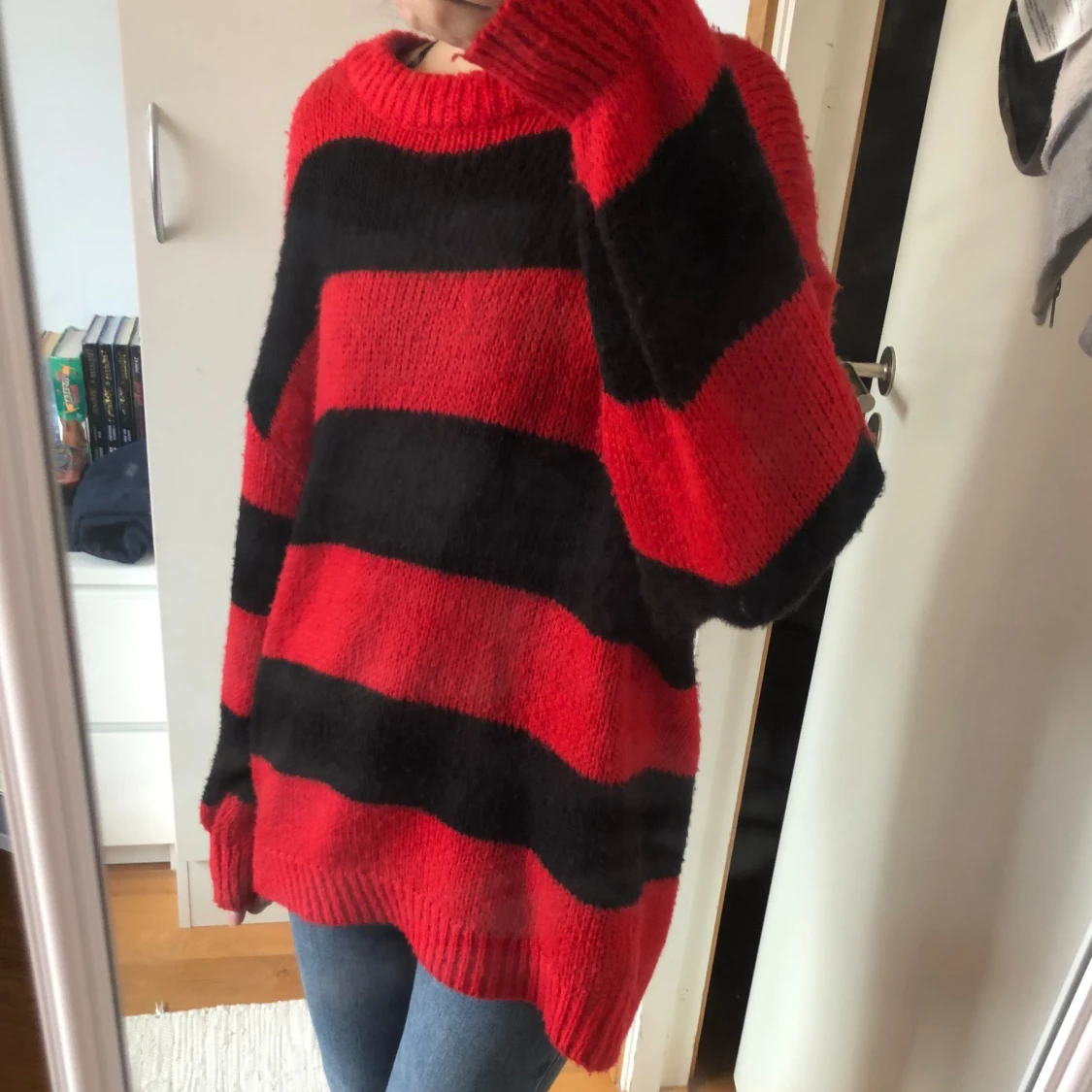 Oversized randig tröja