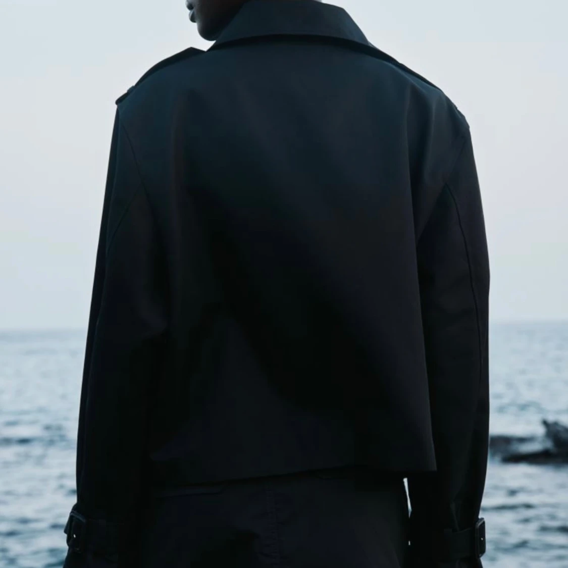 H&M-Svart Jacka i Trench-stil - 3